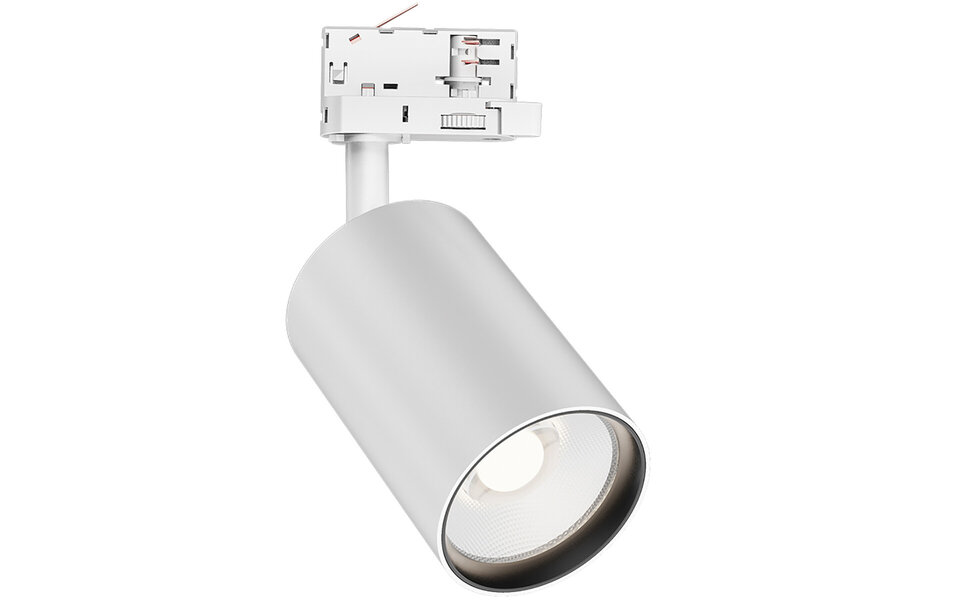 HLW LED LED Railspot Brinton Sonly 30W - Warm Wit 3000K LED Spot voor 3-Fase Rails