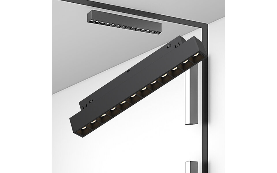 HLW LED 48V Magnetische Lineaire LED Bar Brinton Magni - 12W LED neutraal wit 4000K HLW LED 48V Magnetische Lineaire LED Bar Brinton Magni - 12W LED neutraal wit 4000K