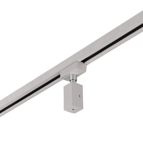HLW LED Pendeladapter Trion Dual - 2-fase kunststof hangadapter voor LED lamp met titaan afwerking