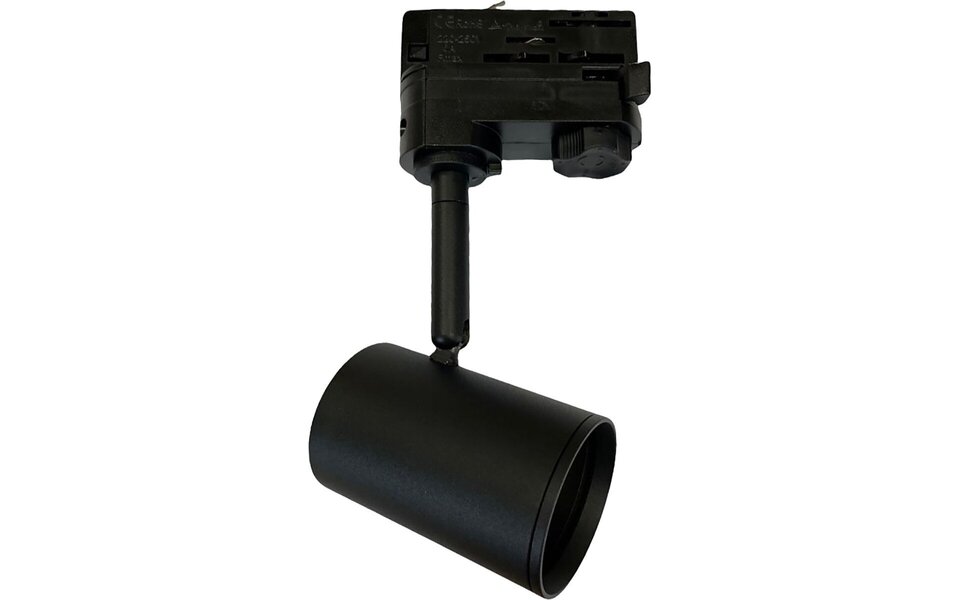 HLW LED LED Railverlichting Track Spot met GU10 Fitting - Mat Zwart Aluminium