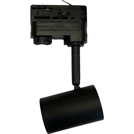 HLW LED LED Railverlichting Track Spot met GU10 Fitting - Mat Zwart Aluminium