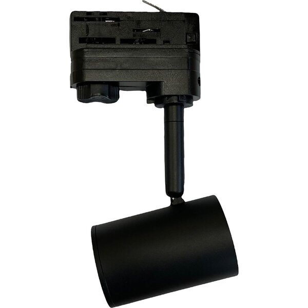 HLW LED LED Railverlichting Track Spot met GU10 Fitting - Mat Zwart Aluminium