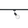 HLW LED LED Railverlichting - Mat Zwarte LED Spot met E27 Fitting voor 2-Fase Rails