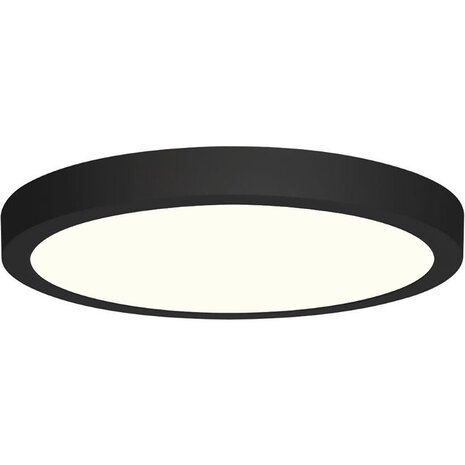 HLW LED Opbouw LED Downlight 18W - Natuurlijk Wit 4200K - Rond - Mat Zwart Aluminium HLW LED Opbouw LED Downlight 18W - Natuurlijk Wit 4200K - Rond - Mat Zwart Aluminium