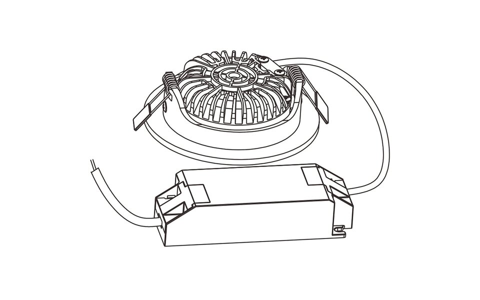EcoDim EcoDim Dimbaar Inbouw LED Spot 5W - Waterdicht IP54, Warm Wit 2700K–3000K
