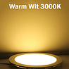 HLW LED Opbouw LED Downlight Vierkant 12W Warm Wit 2700K–3000K Mat Wit Aluminium