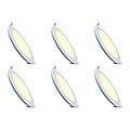 LED Downlight Slim 6 Pack - Inbouw LED Downlight 3W Warm Wit 2700K