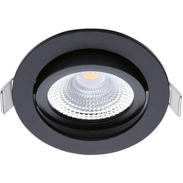 EcoDim EcoDim 5W Inbouw LED Downlight - Dimbaar, Waterdicht IP54, Warm Wit 2700K, Mat Zwart EcoDim EcoDim 5W Inbouw LED Downlight - Dimbaar, Waterdicht IP54, Warm Wit 2700K, Mat Zwart