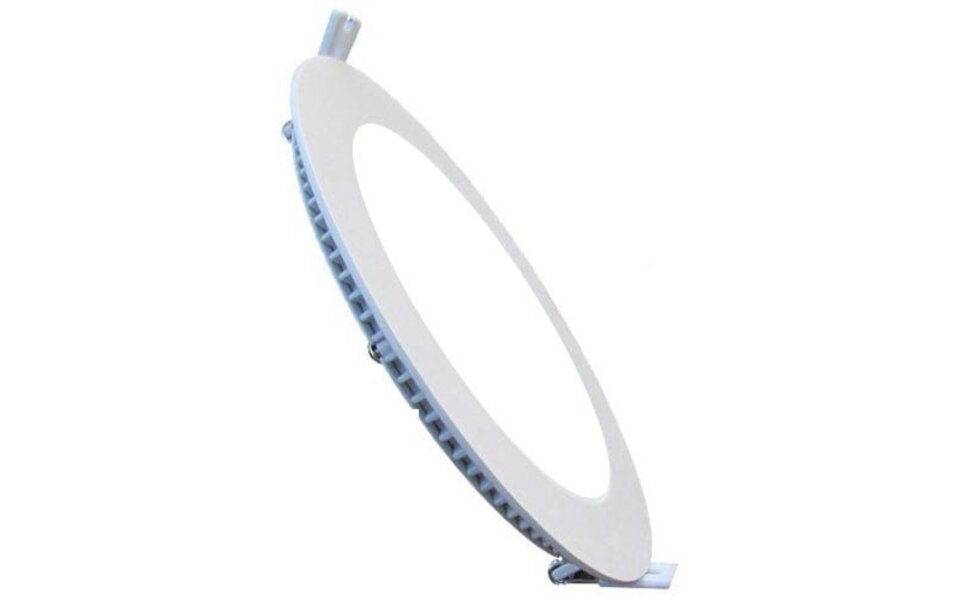 HLW LED LED Downlight Slim Inbouw 6W - Helder Koud Wit 6000K - Rond Ø120mm HLW LED LED Downlight Slim Inbouw 6W - Helder Koud Wit 6000K - Rond Ø120mm