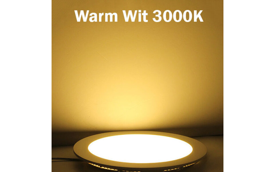 HLW LED 18W LED Downlight Opbouw Vierkant - Warm Wit 2700K–3000K, Mat Wit Aluminium