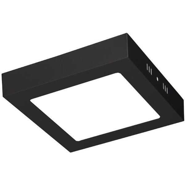 HLW LED Opbouw LED Downlight 12W - Helder Koud Wit 6000K - Vierkant Mat Zwart HLW LED Opbouw LED Downlight 12W - Helder Koud Wit 6000K - Vierkant Mat Zwart