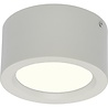 HLW LED LED Downlight Opbouw Rond Hoog 10W - Natuurlijk Wit 4200K - Mat Wit Aluminium Ø140mm HLW LED LED Downlight Opbouw Rond Hoog 10W - Natuurlijk Wit 4200K - Mat Wit Aluminium Ø140mm
