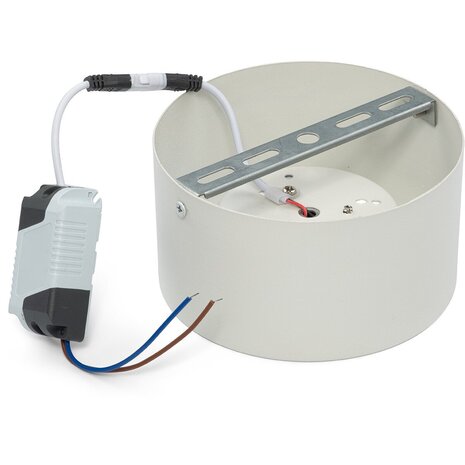HLW LED LED Downlight Opbouw Rond Hoog 10W - Natuurlijk Wit 4200K - Mat Wit Aluminium Ø140mm HLW LED LED Downlight Opbouw Rond Hoog 10W - Natuurlijk Wit 4200K - Mat Wit Aluminium Ø140mm