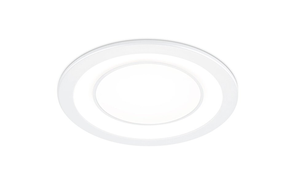 HLW LED LED Spot Inbouw LED Downlight 10W Warm Wit 2700K–3000K Rond Mat Wit Ø140mm