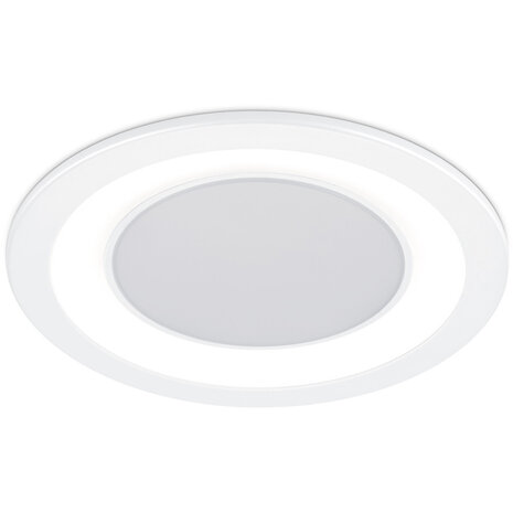 HLW LED LED Spot Inbouw LED Downlight 10W Warm Wit 2700K–3000K Rond Mat Wit Ø140mm HLW LED LED Spot Inbouw LED Downlight 10W Warm Wit 2700K–3000K Rond Mat Wit Ø140mm