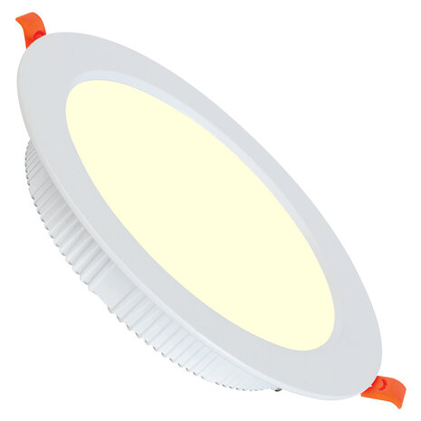 Inbouw LED Downlight Rond 12W Warm Wit 2700K–3000K Mat Wit Aluminium Ø120mm Inbouw LED Downlight Rond 12W Warm Wit 2700K–3000K Mat Wit Aluminium Ø120mm
