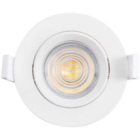 HLW LED Brinton LED Spot 7W - Dimbare Inbouw LED Downlight Warm Wit 2700K–3000K