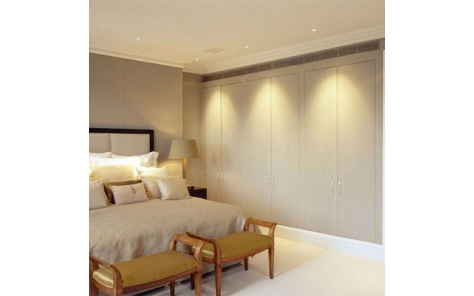 HLW LED LED Downlight Slim 6 Pack - Inbouw Rond 6W LED, Warm Wit 2700K, Mat Wit Aluminium Ø120mm