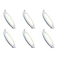 Dimbare Inbouw LED Downlight 6W - Natuurlijk Wit 4200K - Slim & Stijlvol Ø120mm 6 Pack