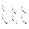 HLW LED Dimbare Inbouw LED Downlight 6W - Natuurlijk Wit 4200K - Slim & Stijlvol Ø120mm 6 Pack HLW LED Dimbare Inbouw LED Downlight 6W - Natuurlijk Wit 4200K - Slim & Stijlvol Ø120mm 6 Pack