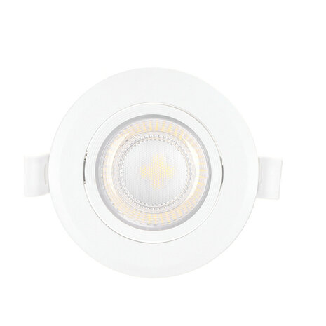HLW LED LED Spot - Inbouw LED Downlight 5W Koud Wit 6000K Daglicht Wit - Aigi Lola HLW LED LED Spot - Inbouw LED Downlight 5W Koud Wit 6000K Daglicht Wit - Aigi Lola