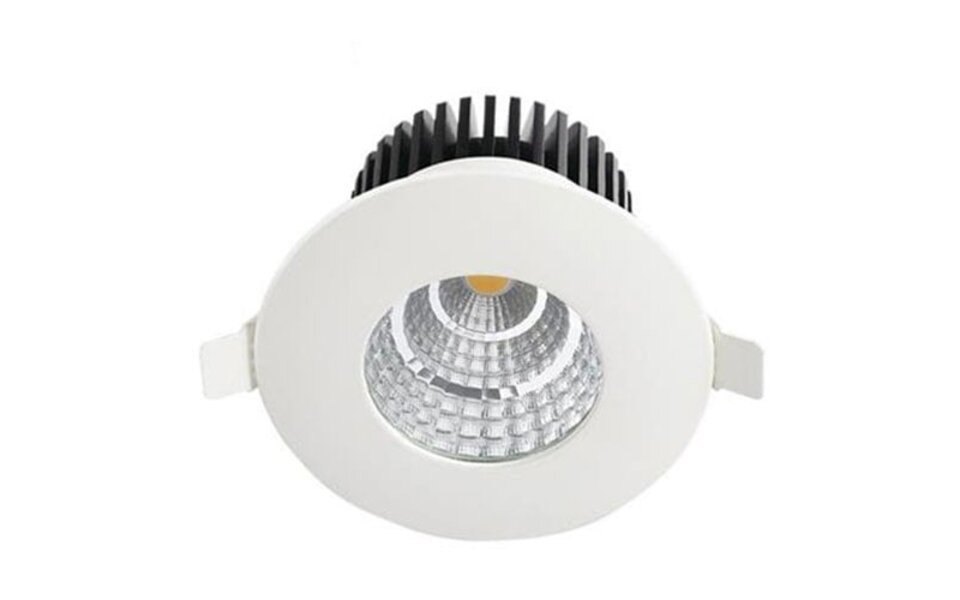 HLW LED Ronde Inbouw LED Spot 6W - Waterdicht IP65, Natuurlijk Wit 4200K, Mat Wit Aluminium