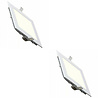HLW LED LED Downlight Slim 2 Pack - Inbouw LED Downlight Vierkant 15W Natuurlijk Wit 4200K HLW LED LED Downlight Slim 2 Pack - Inbouw LED Downlight Vierkant 15W Natuurlijk Wit 4200K