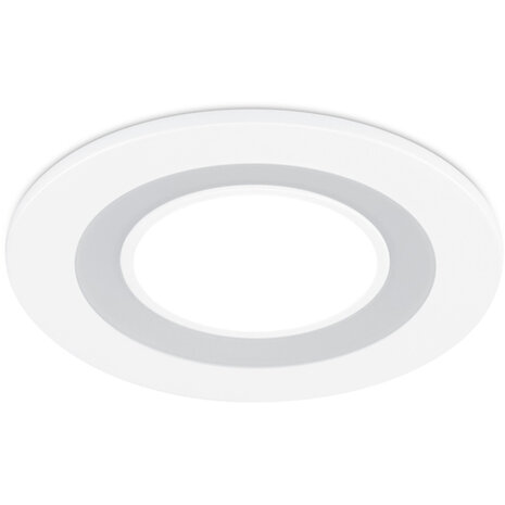 HLW LED LED Spot Inbouw LED Downlight 5W Warm Wit 3000K - Rond Mat Wit Ø80mm HLW LED LED Spot Inbouw LED Downlight 5W Warm Wit 3000K - Rond Mat Wit Ø80mm