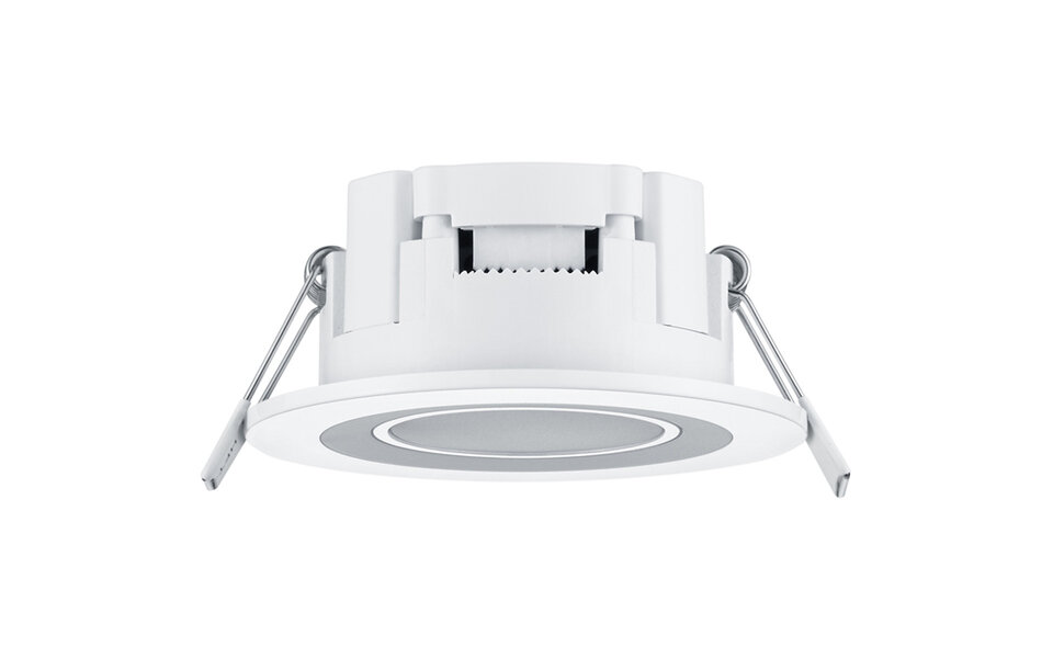 HLW LED LED Spot Inbouw LED Downlight 5W Warm Wit 3000K - Rond Mat Wit Ø80mm
