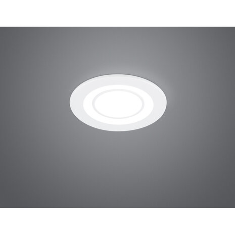 HLW LED LED Spot Inbouw LED Downlight 5W Warm Wit 3000K - Rond Mat Wit Ø80mm HLW LED LED Spot Inbouw LED Downlight 5W Warm Wit 3000K - Rond Mat Wit Ø80mm