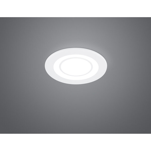 HLW LED LED Spot Inbouw LED Downlight 5W Warm Wit 3000K - Rond Mat Wit Ø80mm HLW LED LED Spot Inbouw LED Downlight 5W Warm Wit 3000K - Rond Mat Wit Ø80mm
