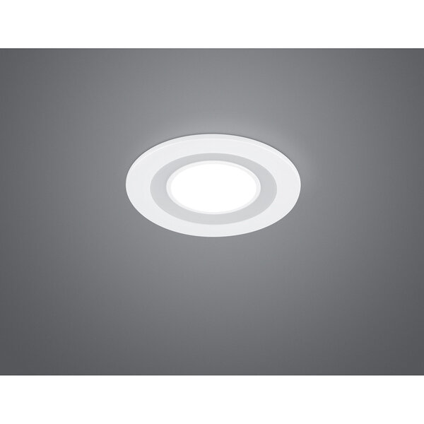 HLW LED LED Spot Inbouw LED Downlight 5W Warm Wit 3000K - Rond Mat Wit Ø80mm HLW LED LED Spot Inbouw LED Downlight 5W Warm Wit 3000K - Rond Mat Wit Ø80mm