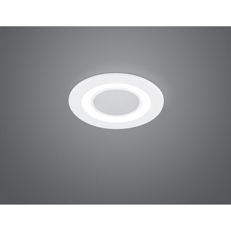 HLW LED LED Spot Inbouw LED Downlight 5W Warm Wit 3000K - Rond Mat Wit Ø80mm HLW LED LED Spot Inbouw LED Downlight 5W Warm Wit 3000K - Rond Mat Wit Ø80mm