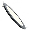 LED Downlight Slim 3W Dimbaar - Inbouw LED Lamp Mat Zwart Ø83mm