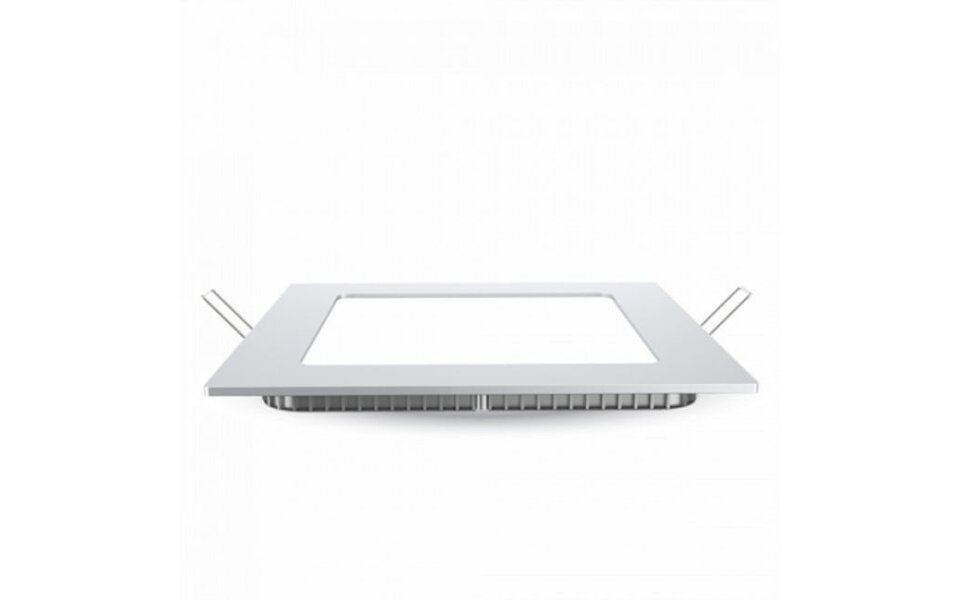 HLW LED Inbouw LED Downlight Slim 6W - Vierkant Mat Wit, Koud Wit 6000K