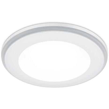 HLW LED LED Spot Inbouw LED Downlight 5W Warm Wit 2700K–3000K Rond Mat Wit Kunststof HLW LED LED Spot Inbouw LED Downlight 5W Warm Wit 2700K–3000K Rond Mat Wit Kunststof