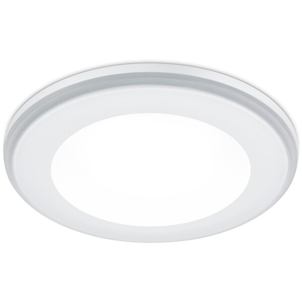 HLW LED LED Spot Inbouw LED Downlight 5W Warm Wit 2700K–3000K Rond Mat Wit Kunststof HLW LED LED Spot Inbouw LED Downlight 5W Warm Wit 2700K–3000K Rond Mat Wit Kunststof