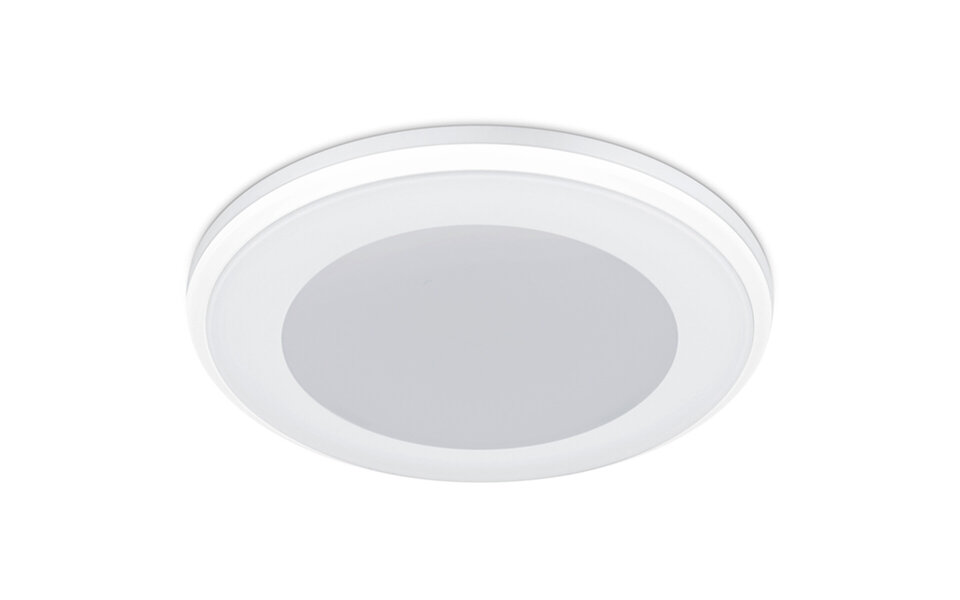 HLW LED LED Spot Inbouw LED Downlight 5W Warm Wit 2700K–3000K Rond Mat Wit Kunststof