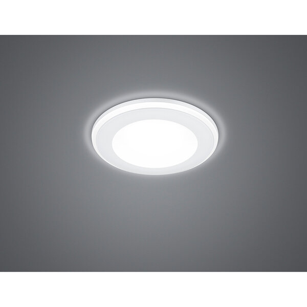 HLW LED LED Spot Inbouw LED Downlight 5W Warm Wit 2700K–3000K Rond Mat Wit Kunststof HLW LED LED Spot Inbouw LED Downlight 5W Warm Wit 2700K–3000K Rond Mat Wit Kunststof