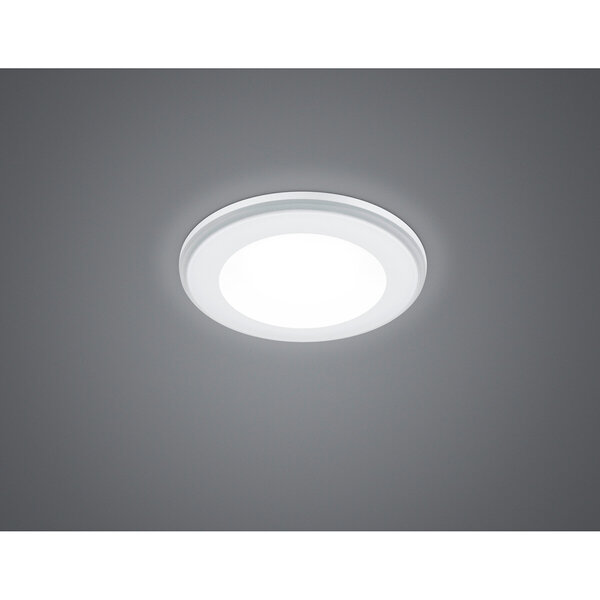 HLW LED LED Spot Inbouw LED Downlight 5W Warm Wit 2700K–3000K Rond Mat Wit Kunststof HLW LED LED Spot Inbouw LED Downlight 5W Warm Wit 2700K–3000K Rond Mat Wit Kunststof