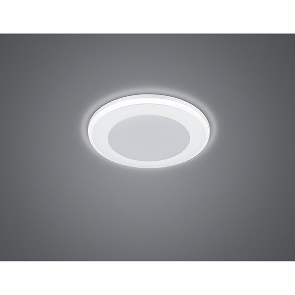 HLW LED LED Spot Inbouw LED Downlight 5W Warm Wit 2700K–3000K Rond Mat Wit Kunststof HLW LED LED Spot Inbouw LED Downlight 5W Warm Wit 2700K–3000K Rond Mat Wit Kunststof