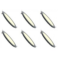 Dimbare LED Downlight 6W - Warm Wit 2700K - Inbouw Set van 6