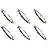 HLW LED LED Downlight Slim 6 Pack - Inbouw Dimbaar 6W LED Lamp Warm Wit 2700K