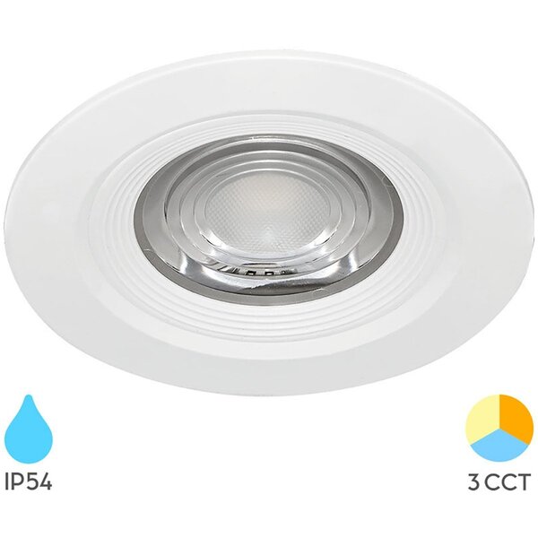 HLW LED LED Inbouw LED Spot 7W - Waterdichte IP54 Downlight met Warm, Neutraal & Daglicht Wit HLW LED LED Inbouw LED Spot 7W - Waterdichte IP54 Downlight met Warm, Neutraal & Daglicht Wit