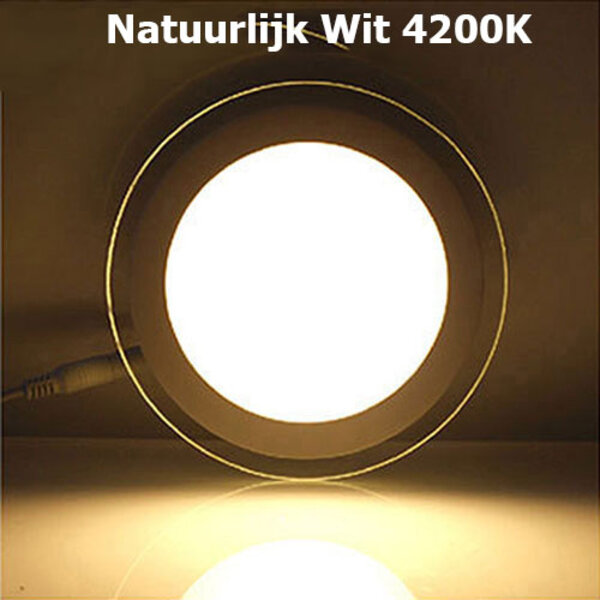 HLW LED Inbouw LED Downlight Slim 6W - Rond, Natuurlijk Wit 4200K, Ø96mm, Mat Wit Glas HLW LED Inbouw LED Downlight Slim 6W - Rond, Natuurlijk Wit 4200K, Ø96mm, Mat Wit Glas