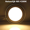 HLW LED Inbouw LED Downlight Slim 6W - Rond, Natuurlijk Wit 4200K, Ø96mm, Mat Wit Glas HLW LED Inbouw LED Downlight Slim 6W - Rond, Natuurlijk Wit 4200K, Ø96mm, Mat Wit Glas