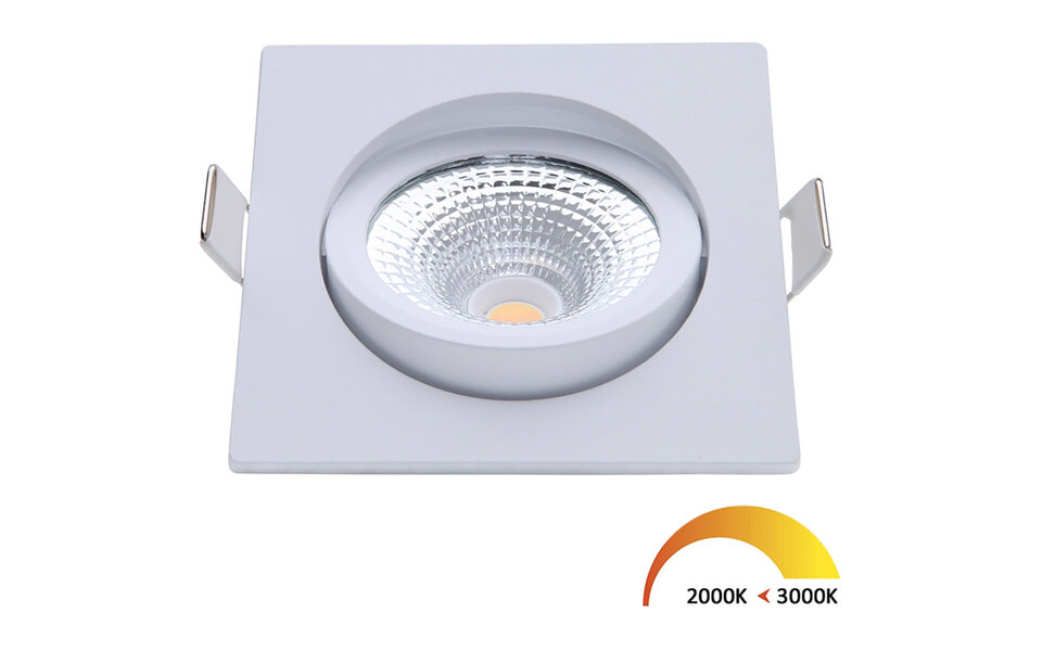 EcoDim EcoDim 5W Inbouw LED Downlight Spot - Dimbaar, Waterdicht IP54, Warm Wit 2700K–3000K