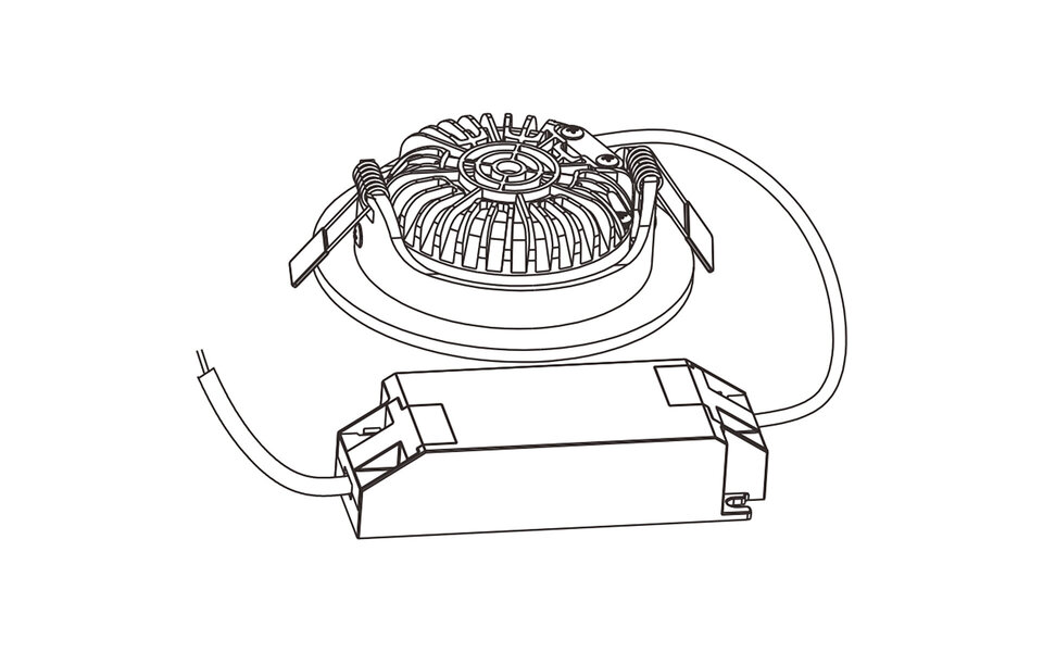 EcoDim EcoDim Inbouw LED Downlight 5W Dimbaar Waterdicht Warm Wit 2700K–3000K EcoDim EcoDim Inbouw LED Downlight 5W Dimbaar Waterdicht Warm Wit 2700K–3000K
