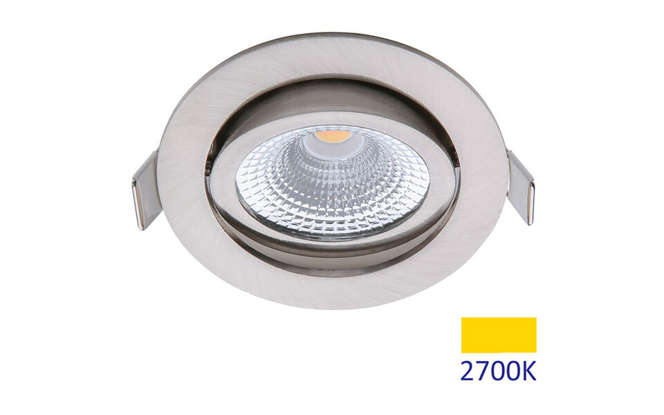 EcoDim EcoDim 5W Dimbare Inbouw LED Spot - Waterdicht IP54, Warm Wit 2700K, Kantelbaar