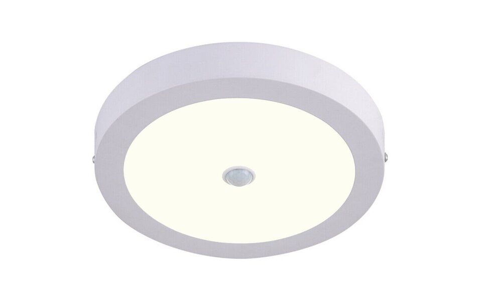 HLW LED LED Downlight 22W Opbouw Lamp Met 360° PIR Sensor en Natuurlijk Wit Licht HLW LED LED Downlight 22W Opbouw Lamp Met 360° PIR Sensor en Natuurlijk Wit Licht